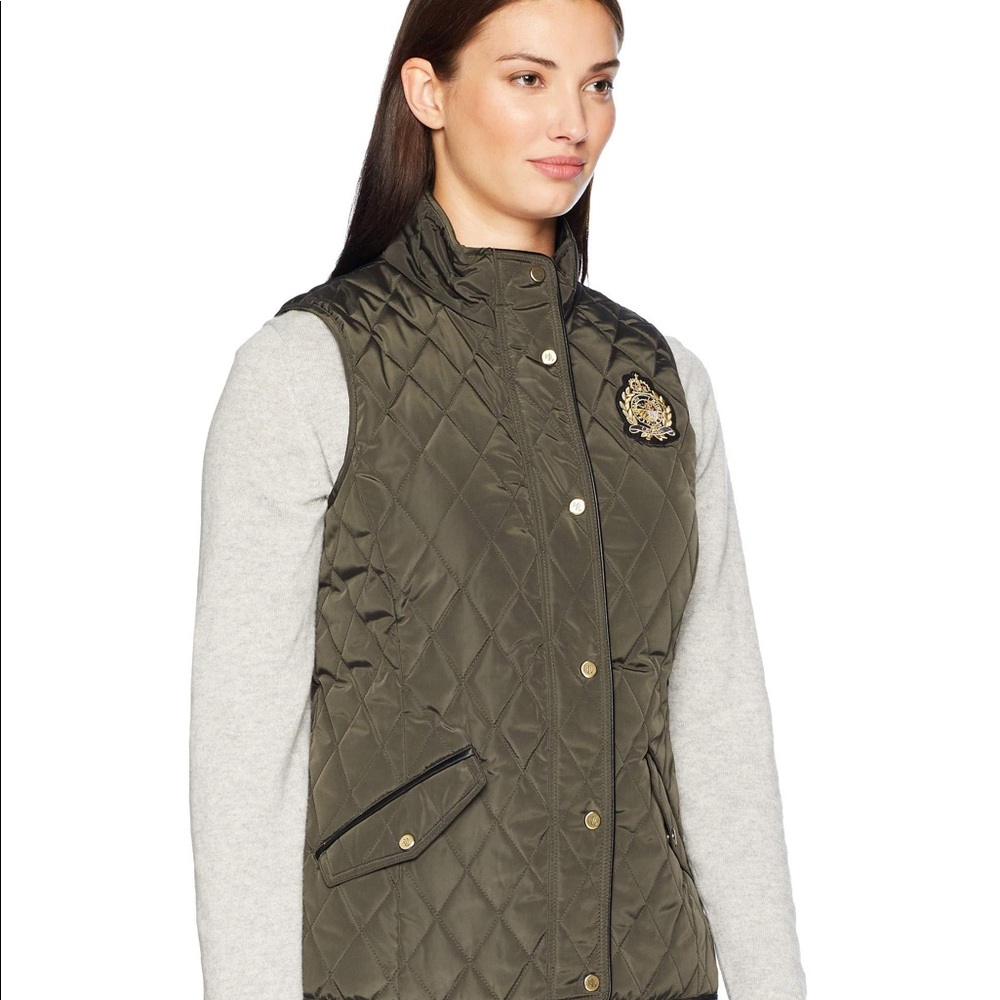 Ralph Lauren Quilted Mockneck Vest